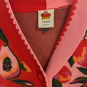 FARM Rio Women's Red and Pink Floral Cardigan